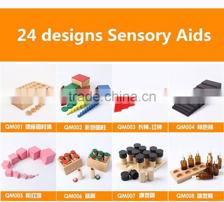 Kid Wooden toy montessori material from China factory