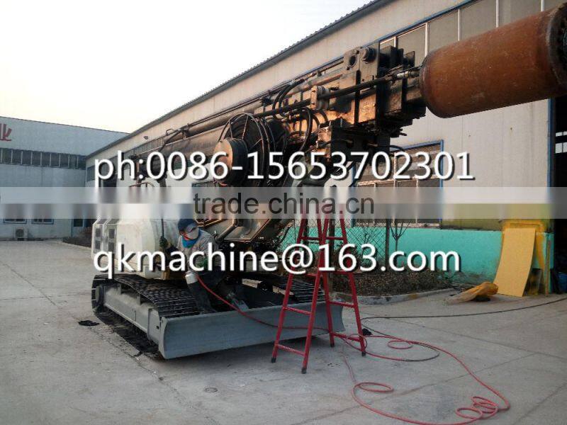Crawler Rotary Diesel Engine Drill Rig / Pile Driver From China