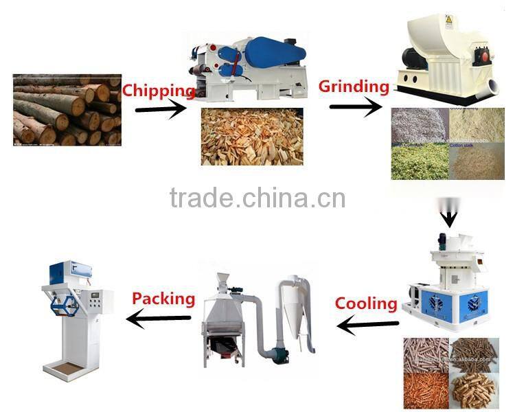 wood pellet production line, biomass pellet making line, from design ti after-sale service