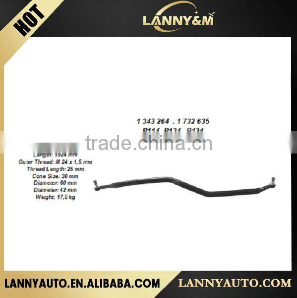 Chinese Supplier Truck Spare Parts 1 343 264, 1 732 635, 1343264, 1732635 Steering Drag Link for Scania