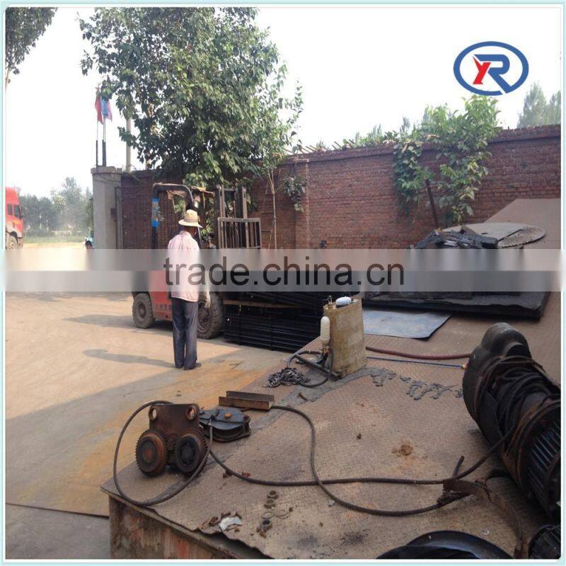 black Y Steel Fence Post metal post