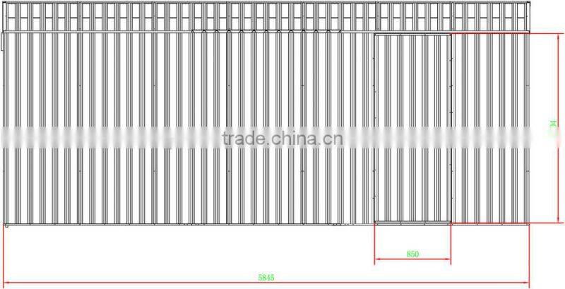 Mobile steel structure folding car garage tents