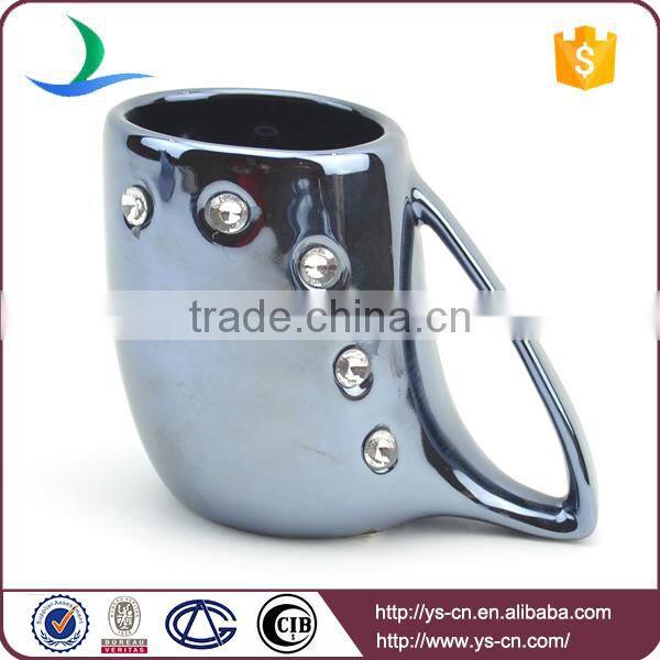 Wholesale Coffee Cup Set Ceramic Set With Diamond Design