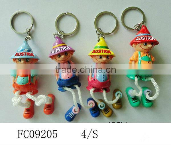 Resin cute customizd key chain