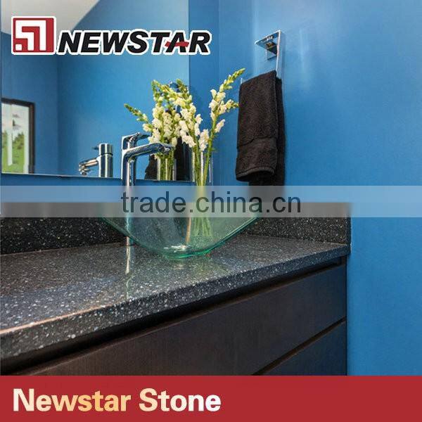 Newstar engineer quartz phoenix stone vanity top for project