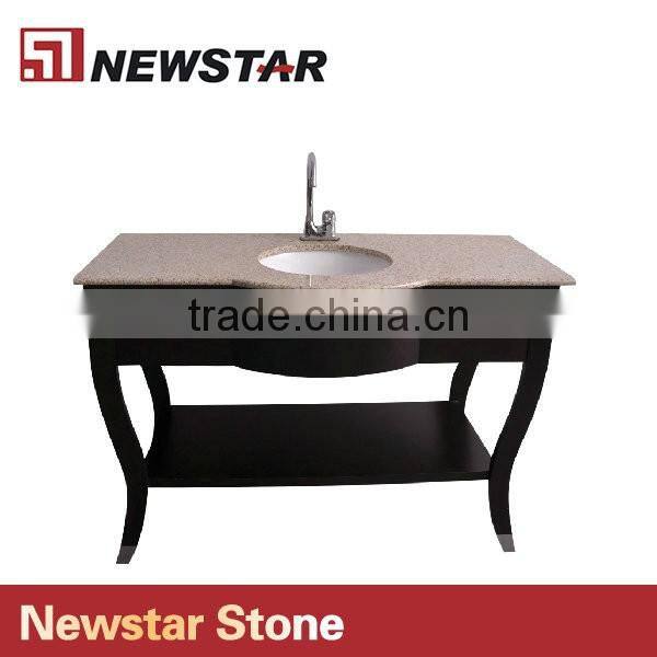 Simple design solid wood bathroom vanity table