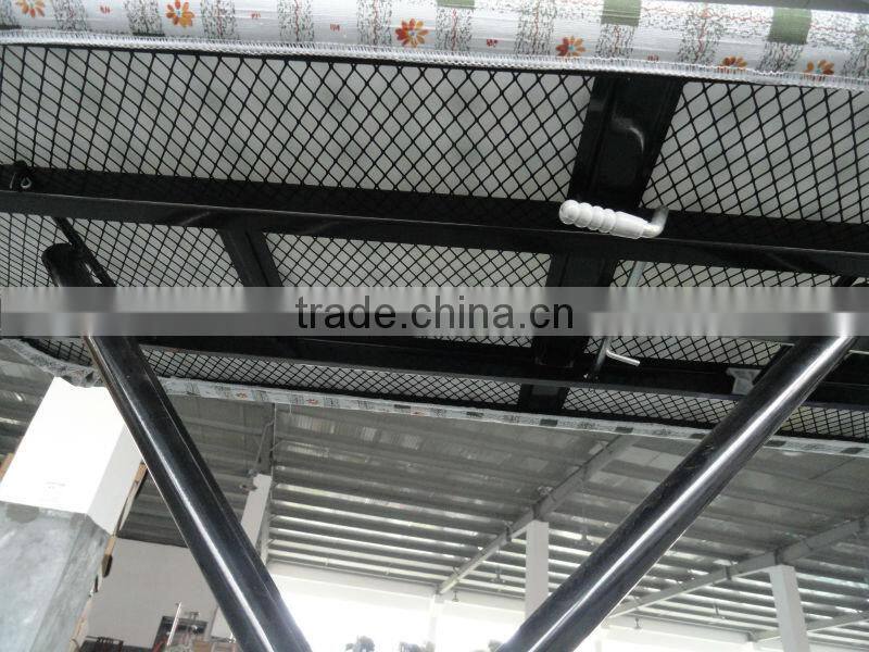 mesh folding ironing board with cloth rack