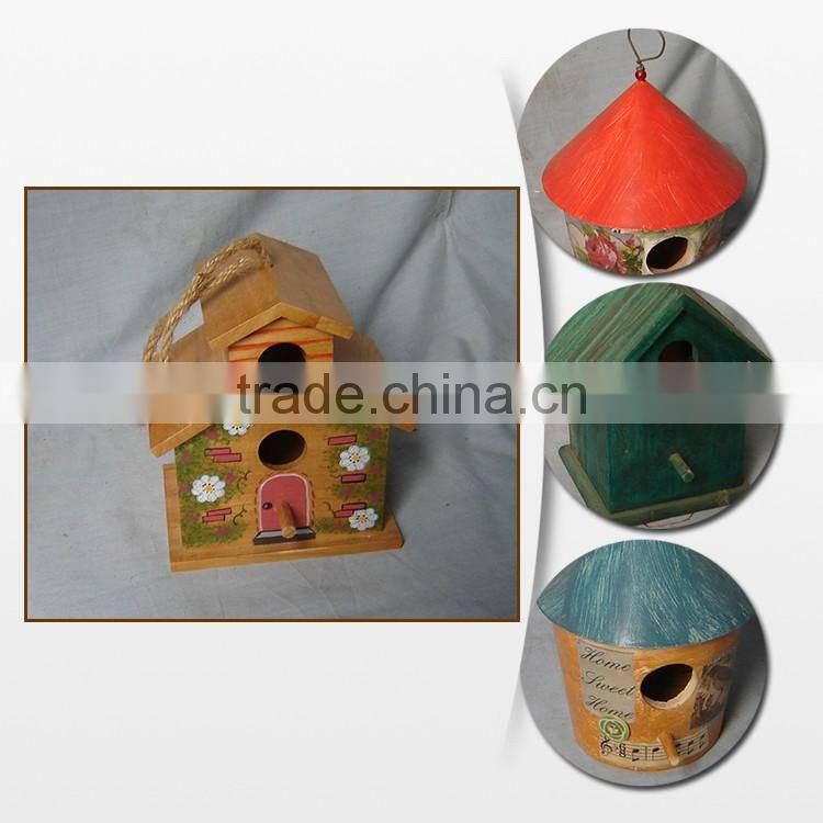 Christmas Hot Hanging Wooden Bird House