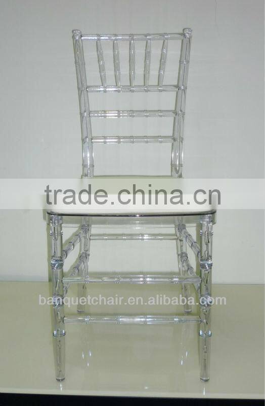 China Wholesale Transparent crystal Chiavari Chair