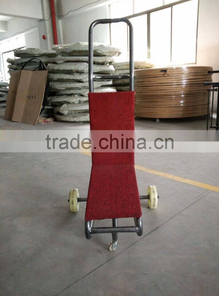 Durable stacking banquet chair trolley