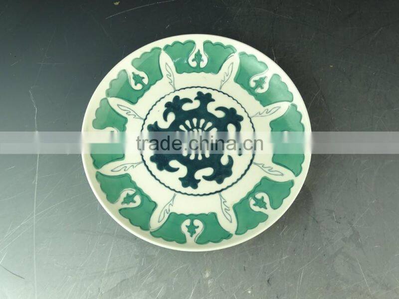 decorative dinner plate , cheap porcelain plate for promotion