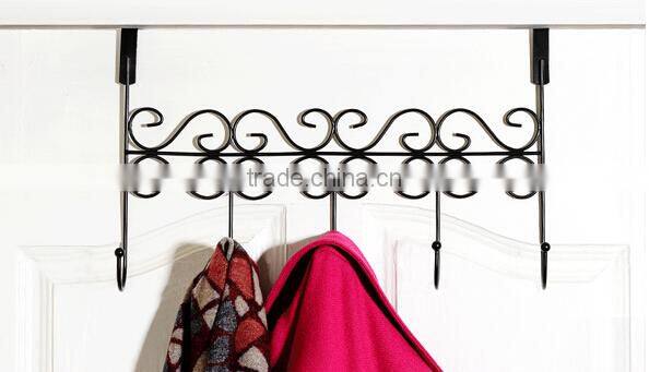 Multi-Function Metal Over The Door Hanging Hooks