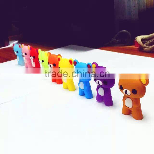 Newly cartoon Teddy silicone chopsticks holder
