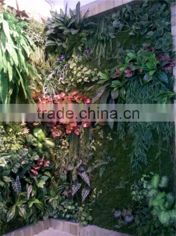 Artificial Primeval Jungle plant wall (special offer/bargain price:/2014 High Quality Factory pricer )