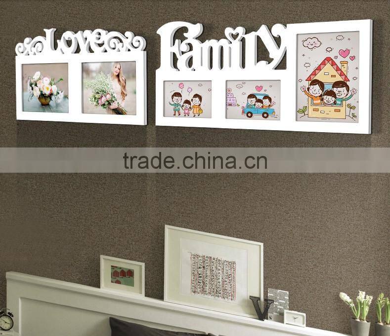 love family combined wooden photo frame hot sale