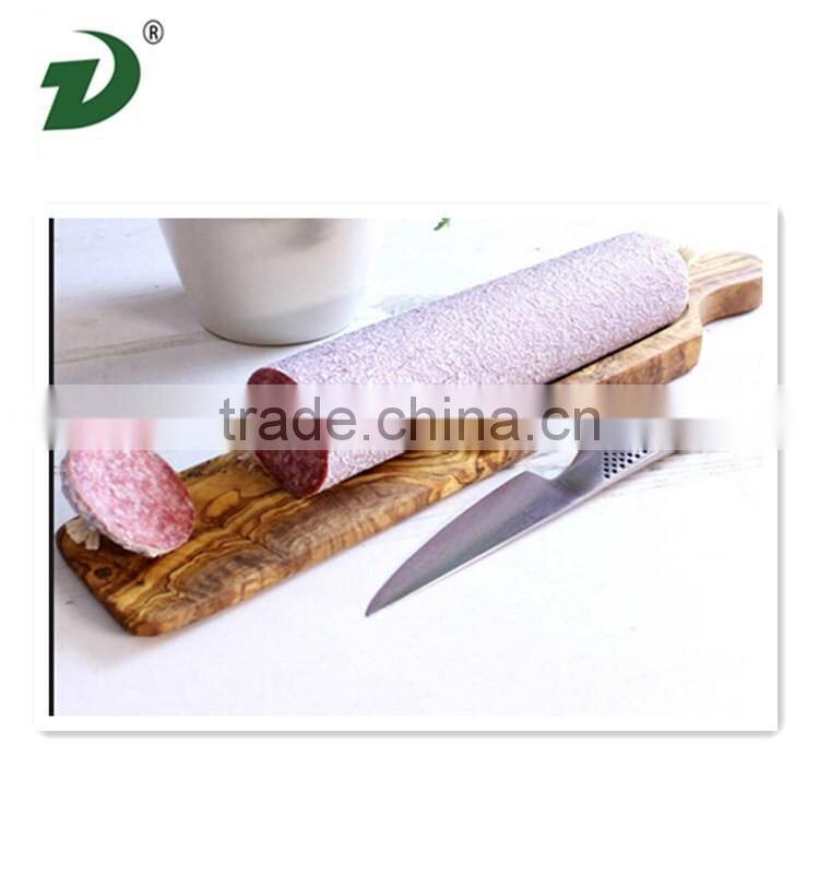 healthy and natural wood chopping cutting board/ salami
