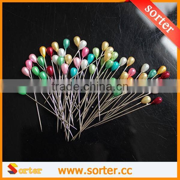 Wholesale Glass Pearl Head Quilting Pins,Round Shape Ball Pearl Head Pins