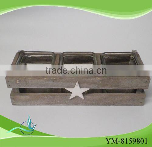 Wholesale new products Antique wood box small home decoration