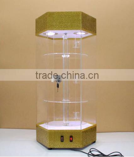 Custom China wholesale floor stand acrylic retail display case/locking acrylic display case