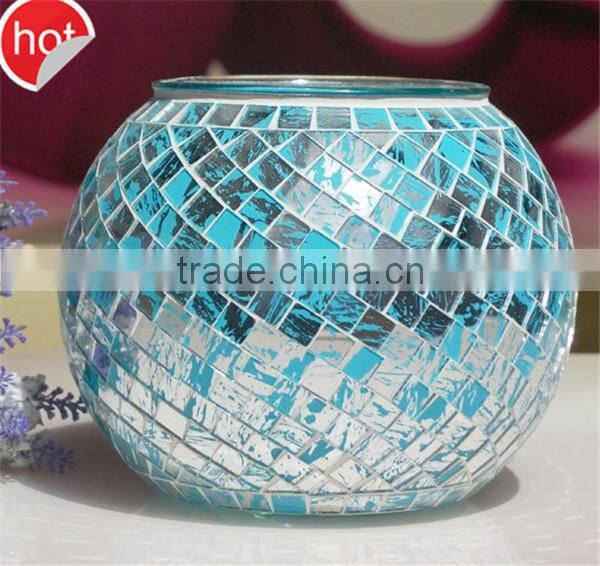 wholesale bubble glass vase hand made mouth blown glass vase