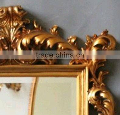 Polyresin framed shape Decorative wall mirror FA-005P-01