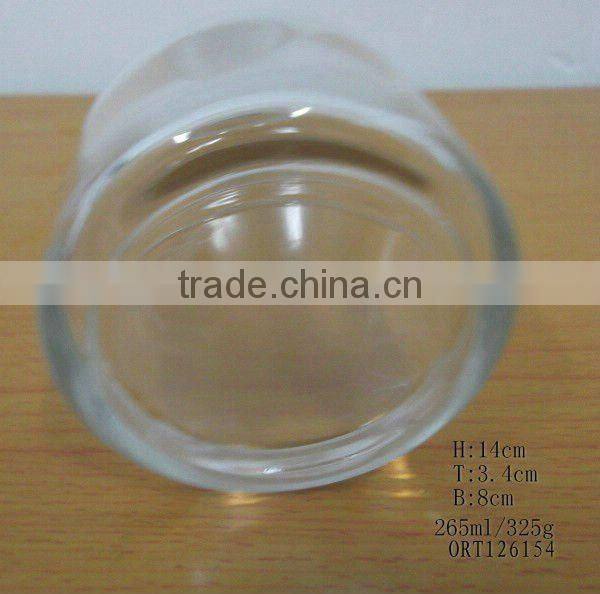 clear glass aroma bottle