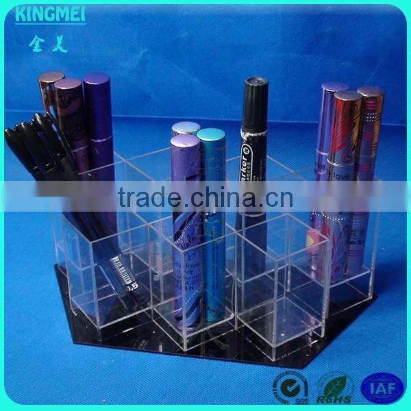 2016 cheaper floor standing acrylic jewelry display box with lock