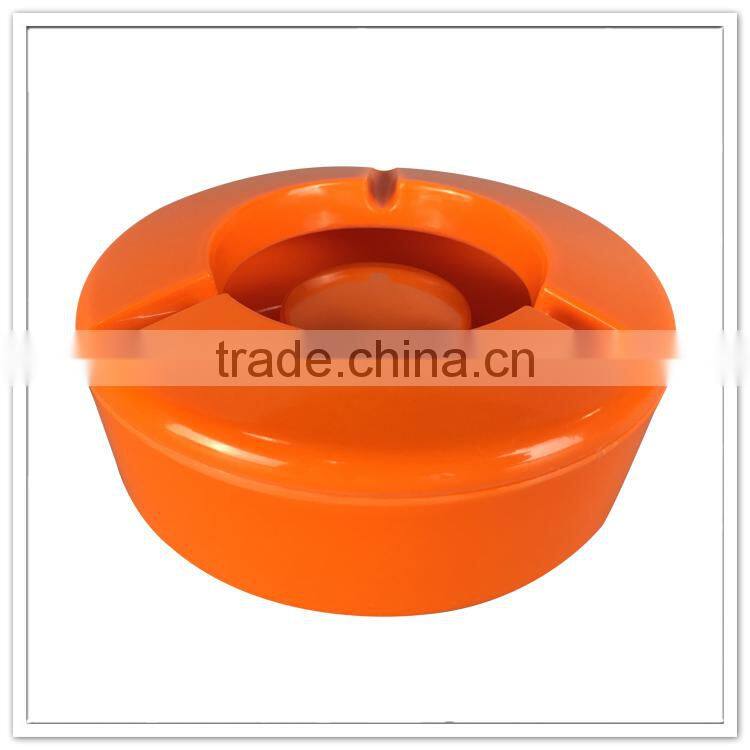 Orange plastic cigar tray with lids, wholesale plastic pocket ashtray