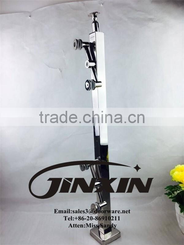 Four Star Hotel Top Balcony Flat Bar Balustrade With Hole