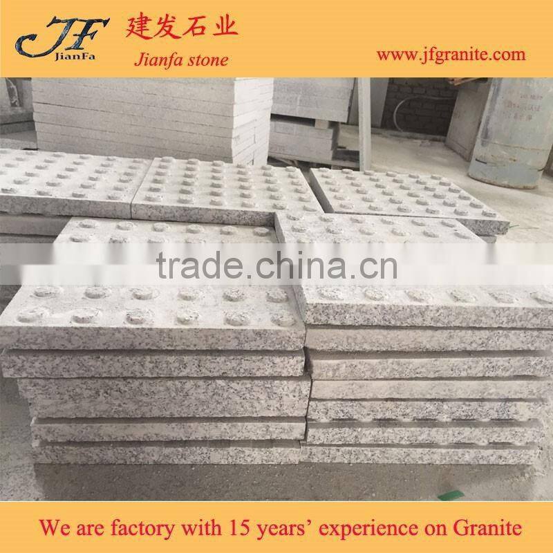 China Outdoor paving stone good price gray granite blind stone