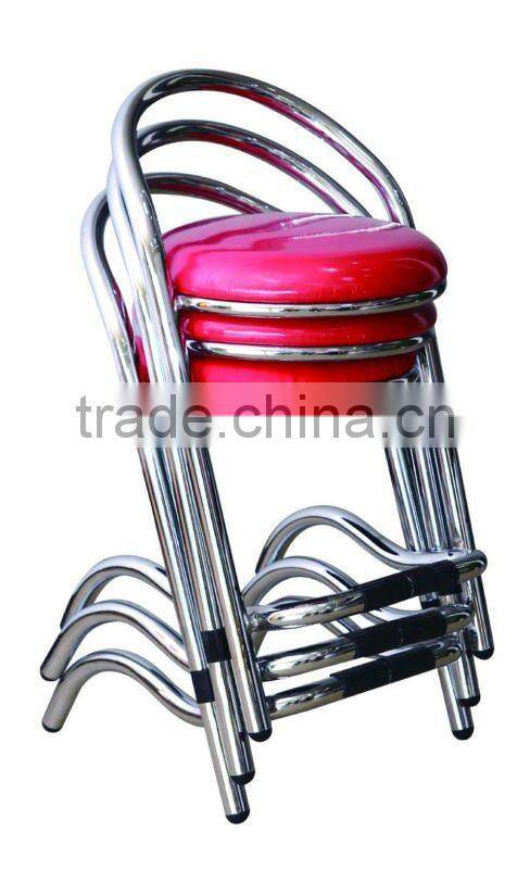 European Style Modern game machine metal Bar Chair