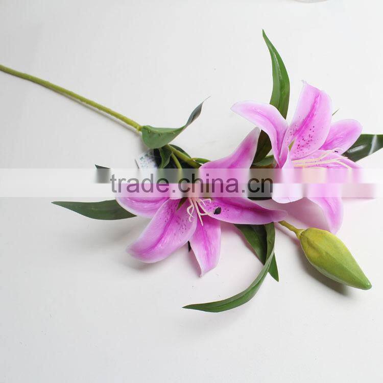 Best quality Artificial Lily Flowers Decorative Lily flowers for Decoration