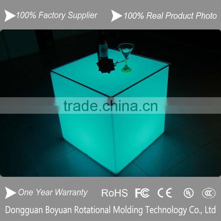 Waterproof 16 color change modern led cube 80cm