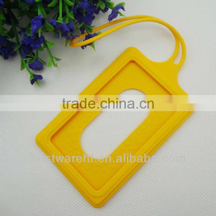 Fashion silicone promotion gifts,business card holder luggage tags