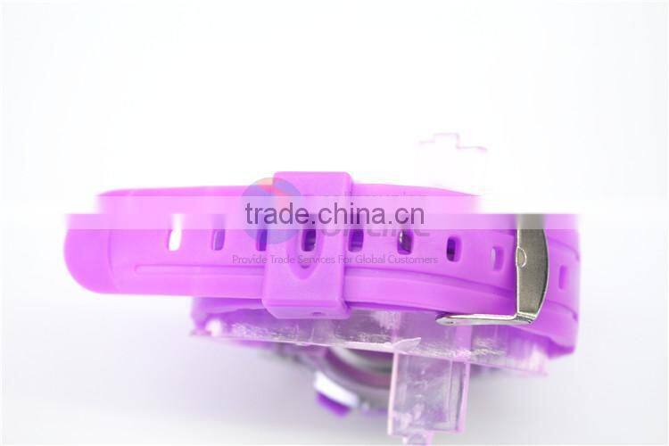 Purple women digital sport watch