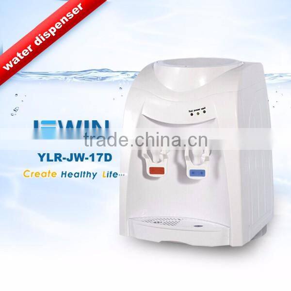 Home style water dispenser cold and hot with tap