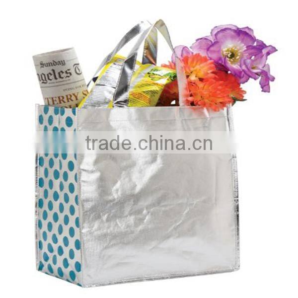 2015 Hot Sell Recycled Laminated Non-Woven Custom Tote Bag
