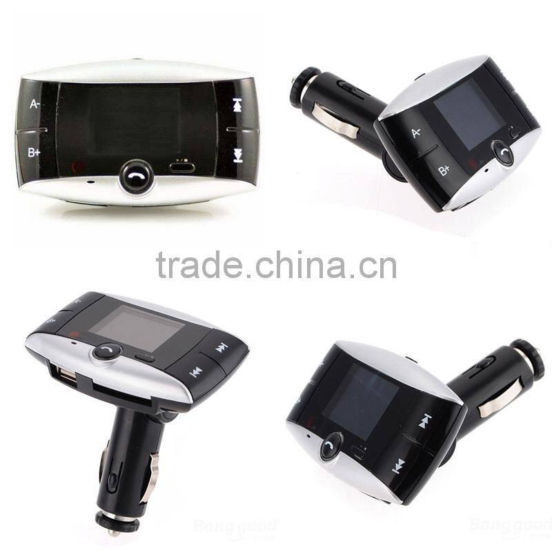 Bluetooth Car Kit FM Transmitter HandsFree Phone MP3 Player SD/MMC/USB + Remote Kit Car