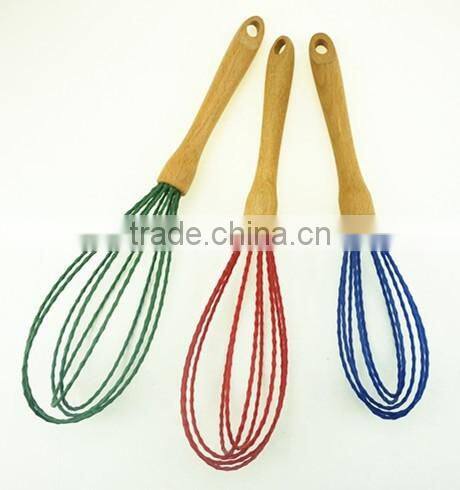 13008 Stainless Steel and Silicone Wired Whisks for BlendingBeating and Baking