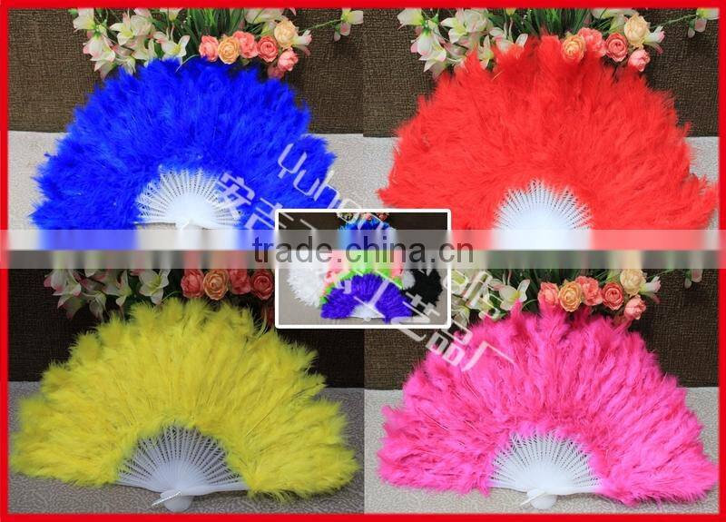 turkey feather fan for wedding