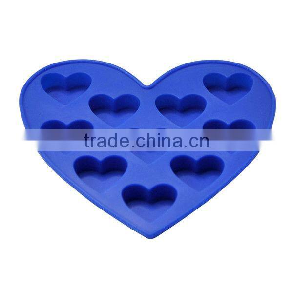Kitchenware Heart shaped Silicone Ice Mold/Heart shaped Silicone Ice Cube/Silicone Ice Tray