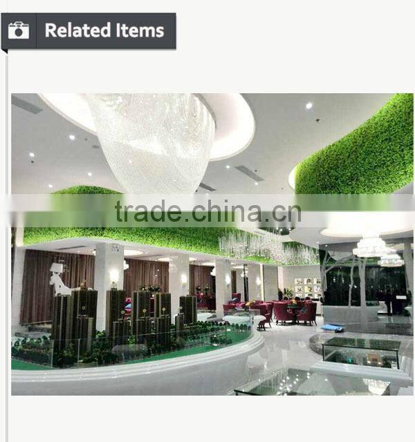 Outdoor creative artificial living moss flower plants wall