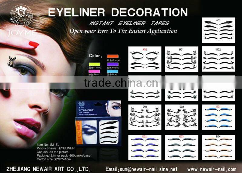 Party Makeup Temporary Eyeliner Tattoo Stickers Wholesale Artificial Eyeline