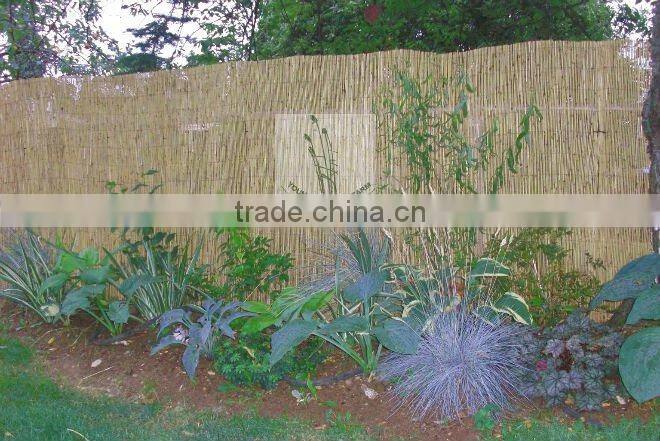 reed fence for gardening