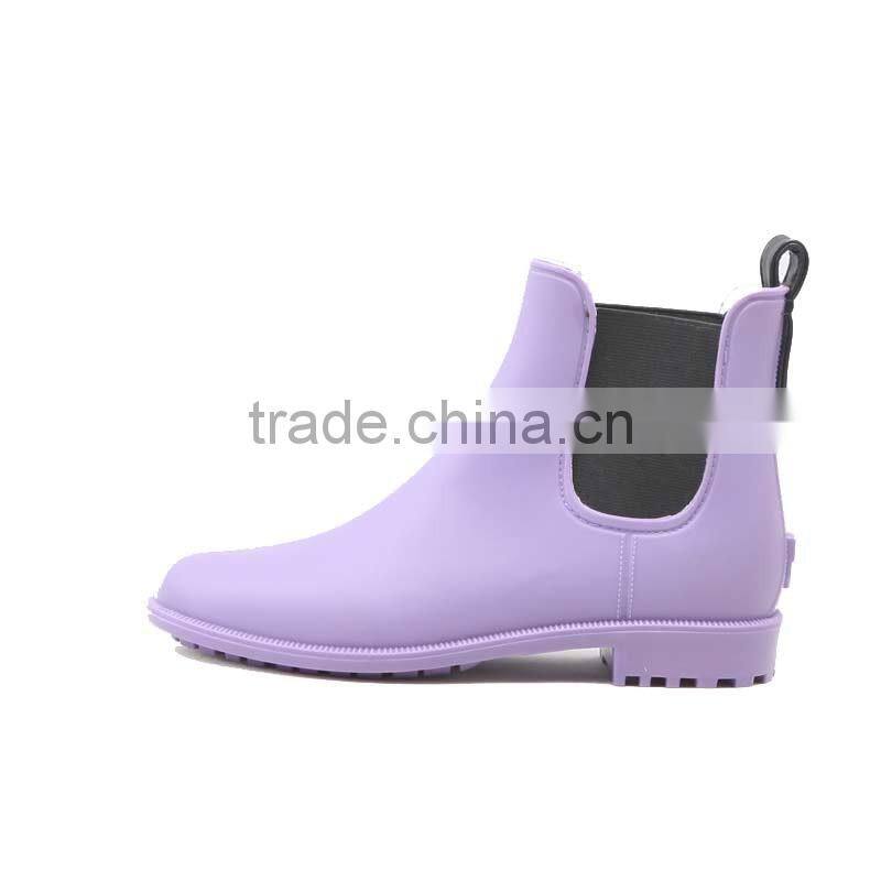 colorful chelsea rain boots with simple shape for women