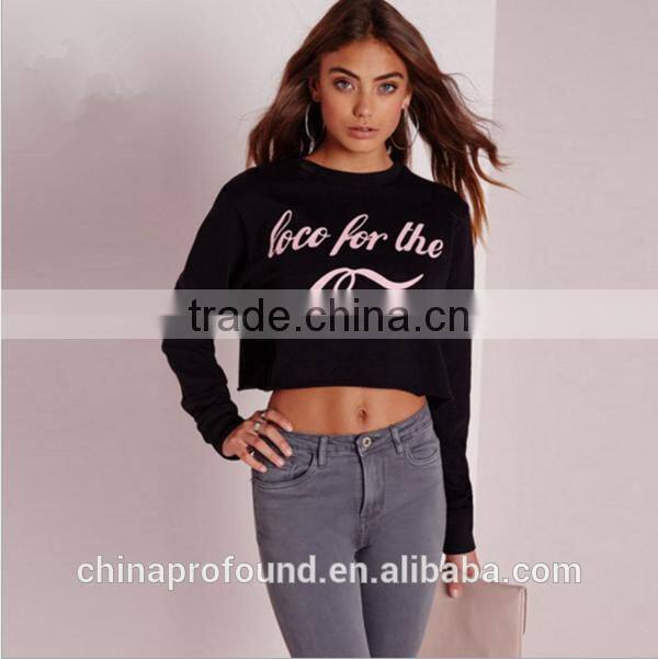 Long Sleeve Women Sweatshirt For Women Cropped Sweatshirts Short Sweatshirt