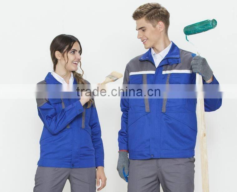 Custom Industrial wholesale workers overall Factory Worker Uniform