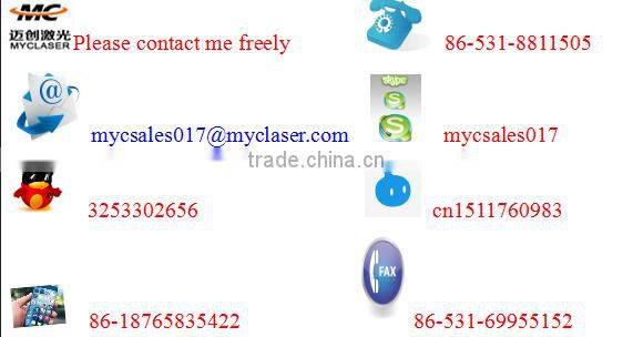 MC-6040 60w laser tube CO2 laser cutting and engraving machine 600*400mm