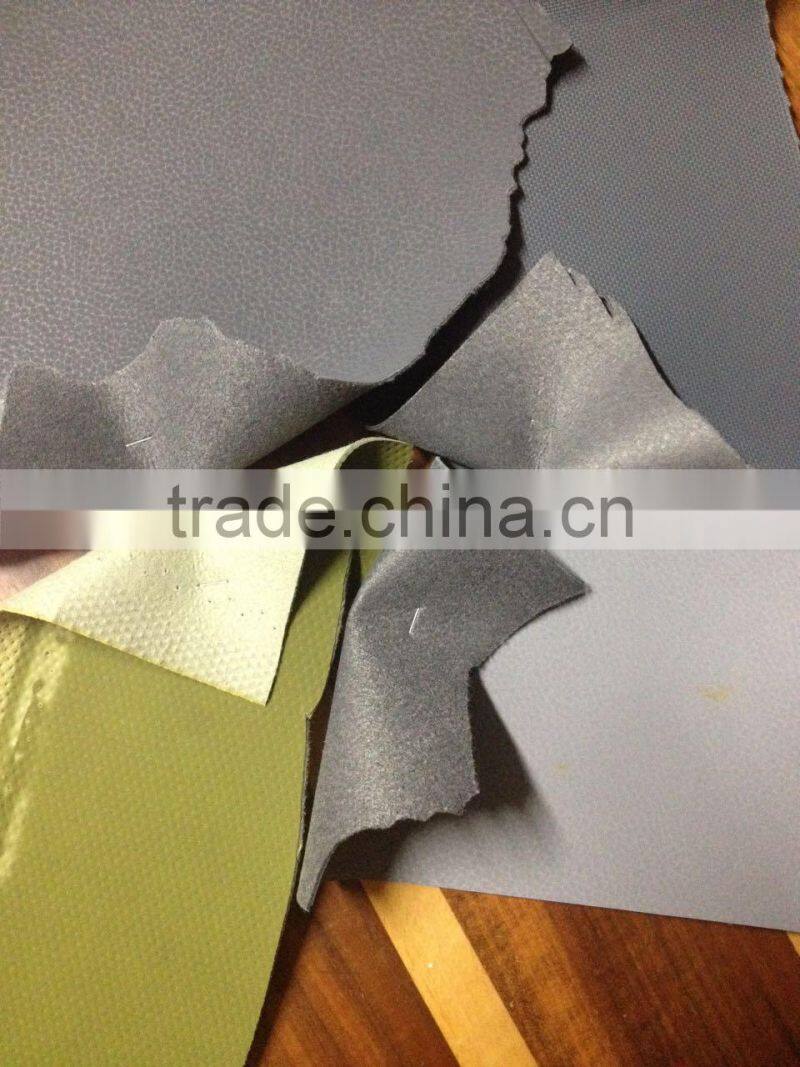 PU artificial Leather With Non-woven backing Stock Lot