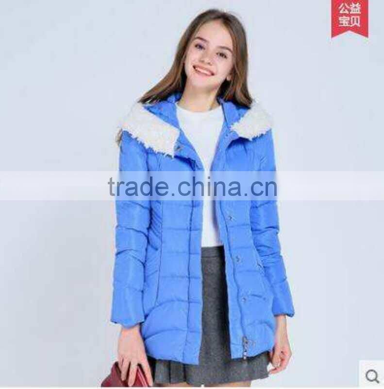 GZY breathable down jacket for winters woman high quality coat export Italy china stock high-end lady coat 2017